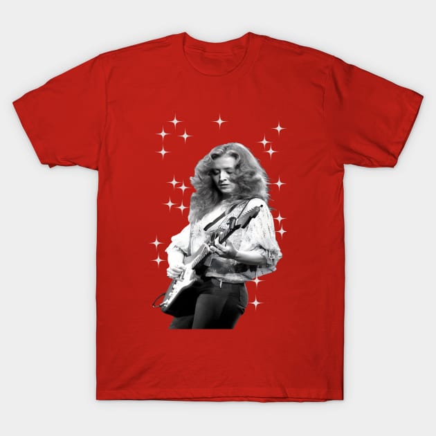 Bonnie Raitt T-Shirt by Alice Chevalier